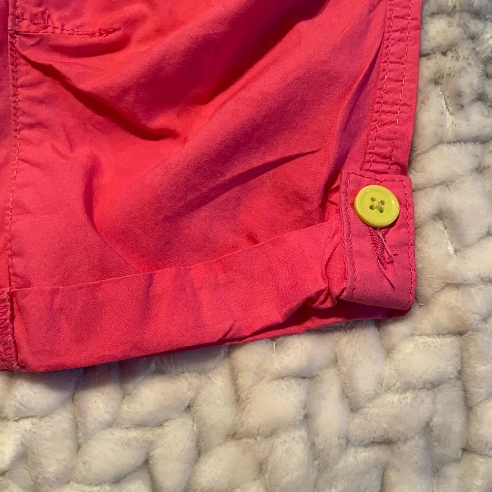 👑 Toddler Girls 4T 2 piece. Peach Pants and Top. Has Sparkle fit for a Queen EUC